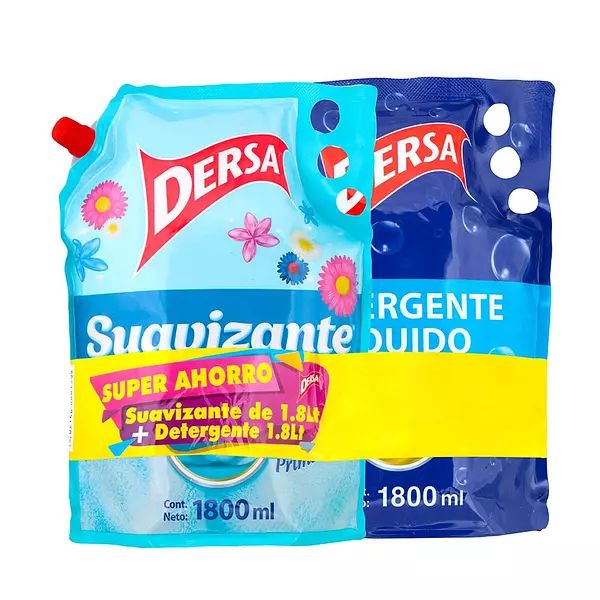 Detergente Liq X2000ml+Suav1800ml