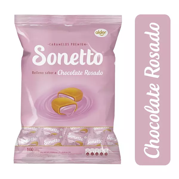 Caramelo Sonetto Rell Choclt 480gr Rsd