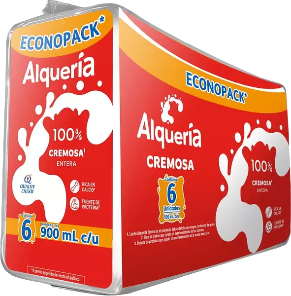 Leche Entera Alqueria Sixpack X900 Ml