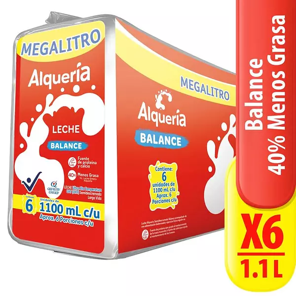 Leche Semd Balance Sixpack x 1100 Ml