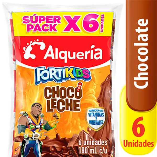 Leche Fortikids Sab Alqueria X180x6