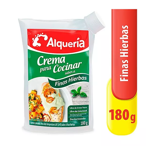 Crema Leche Alq Finas Hierbas x 180g