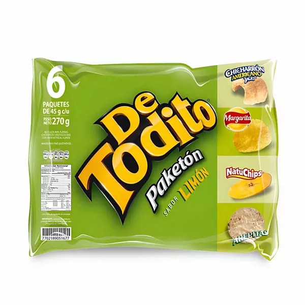 Detodito Limon 45gr x 6