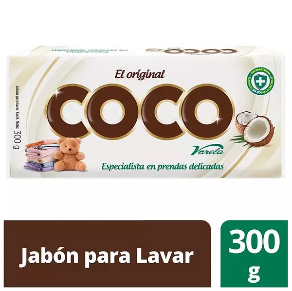 Jabon Coco Varela X300gr