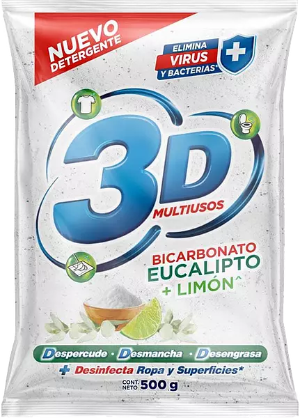 Deterg 3d Multiusos 500gr