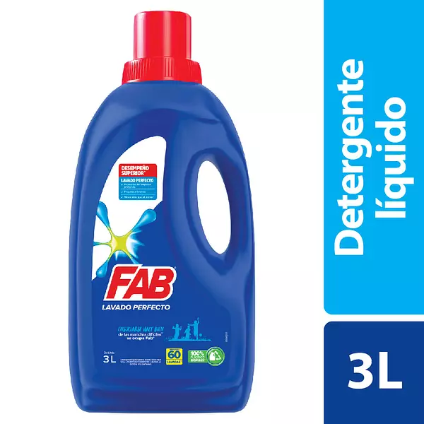 Detergente Fab Liquido X3 Lt