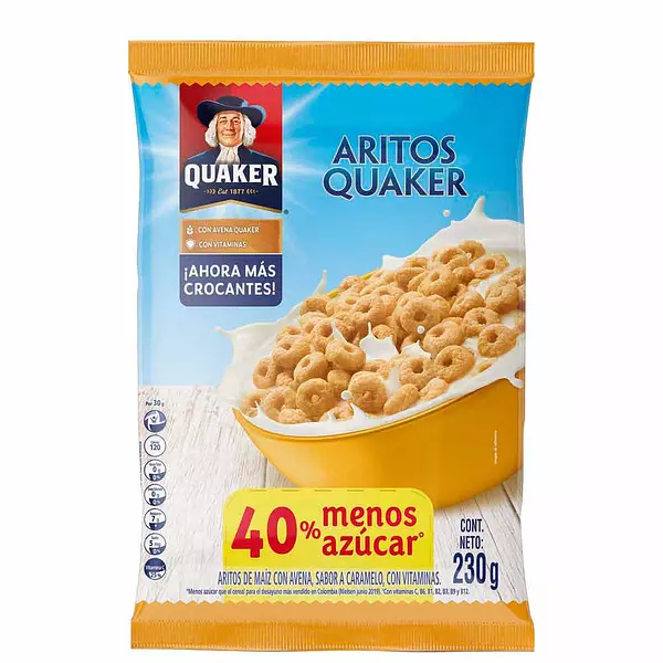 Cereal Quaker Anillos X230gr