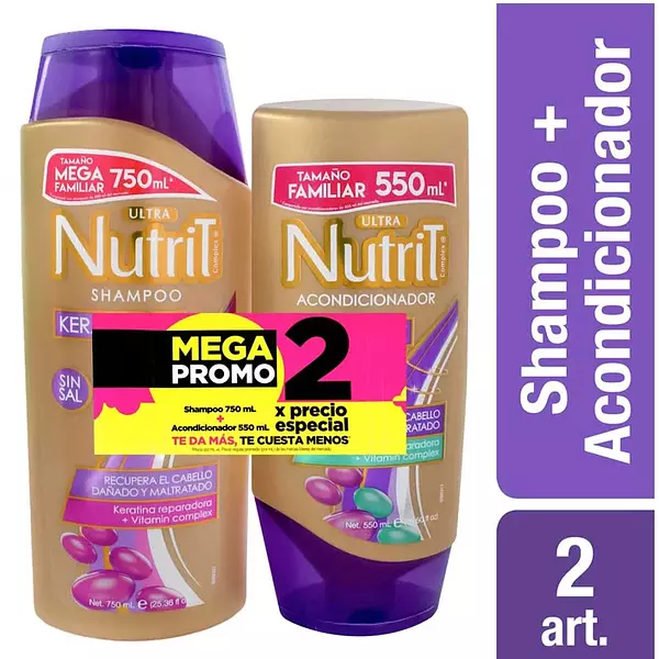 Sh Nutrit Kerantin Max + Acond