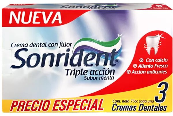 Crema Sonriden Trip Accion X3