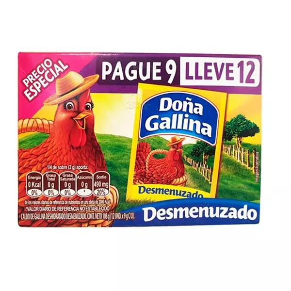 Caldo Doña Gallina Desmenz P9ll12 x 108