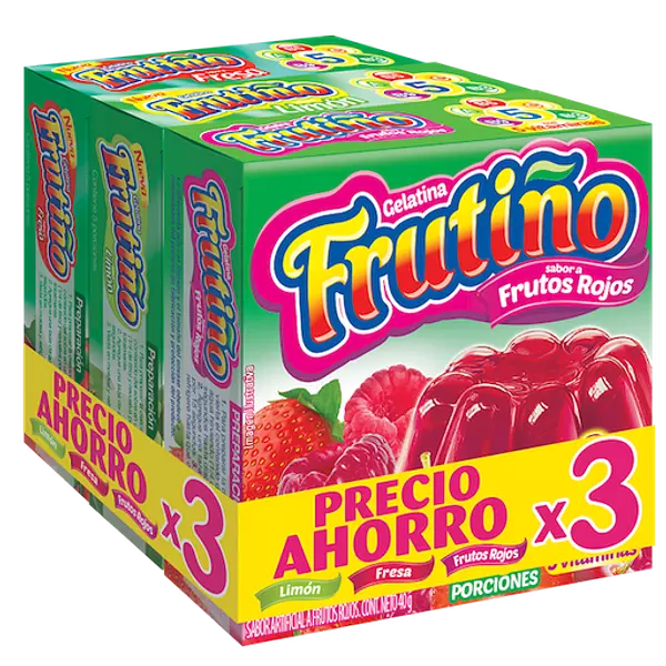 Gelatina Frutiño X3 Man-Fru-Fre