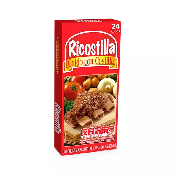 Caldo Ricostilla 24 Cubos X252 Gr