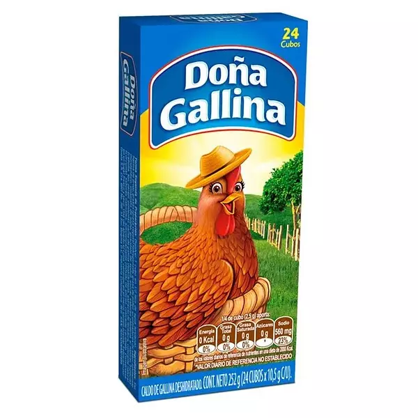 Caldo Doña Gallina 24 Cubos X252 Gr