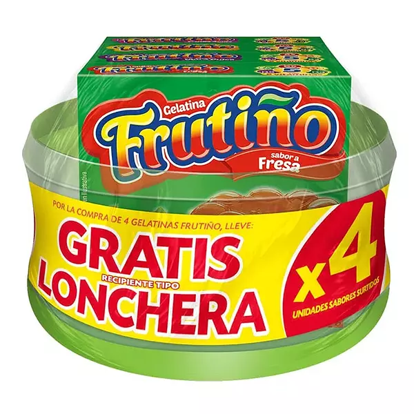 Gelatina Frutiño 4pack+Recip