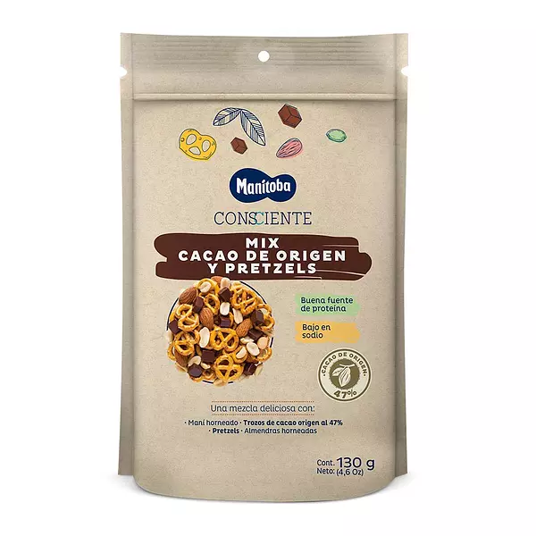 Mix Manitoba Cacao Pretzel 130gr