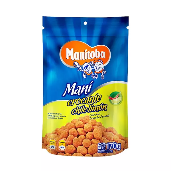 Mani Manitoba Chile Limon 170gr