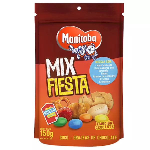 Mani Mix Fiesta Manitoba 150gr