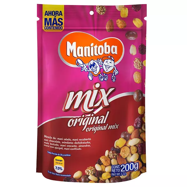 Mani Mix Manitoba X200gr Org