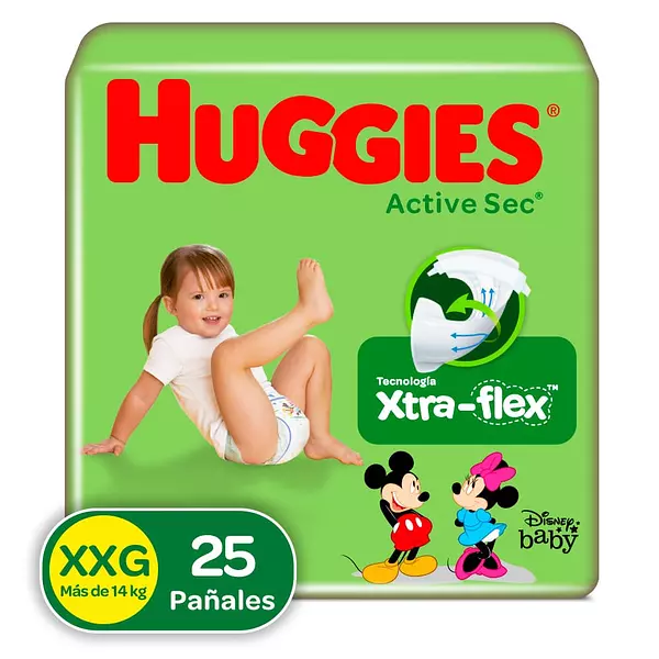 Pañal Huggies Act/Sec Xxg X25un