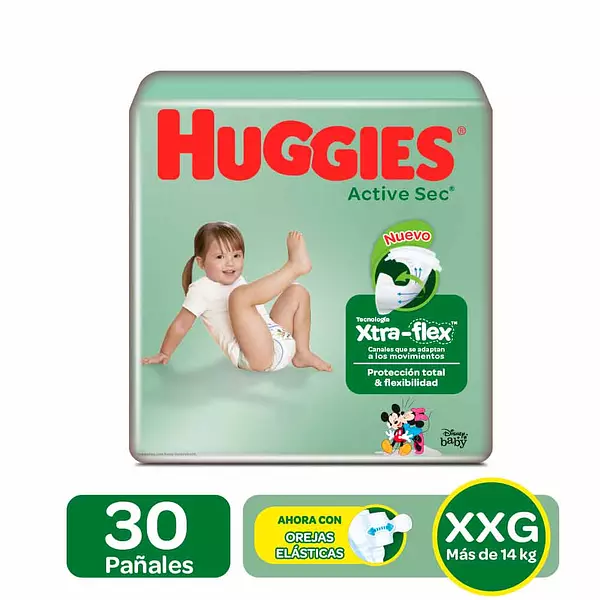 Pañal Dia Huggies Act Xxg x 30 Und