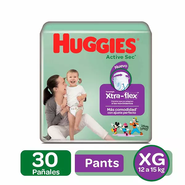 Pañal Pant Hug Actisec Xgx30 Ajust