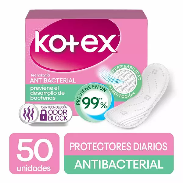 Prot Kotex Diar Antib X50und x 50 Und