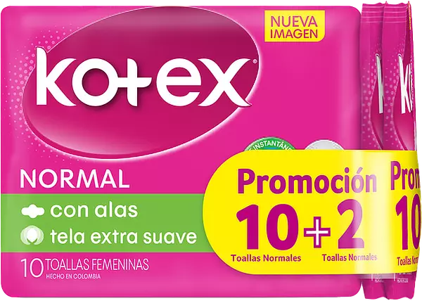 T H Kotex Normal Alas 10und +2 Noche