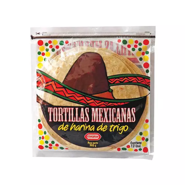 Tortillas Comapan Mexic 12undx360gr