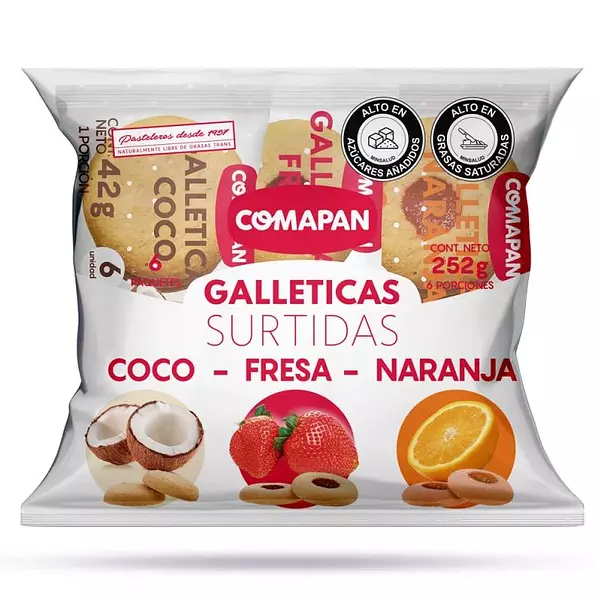 Galletas Comapan Surtidas x 252 Gr