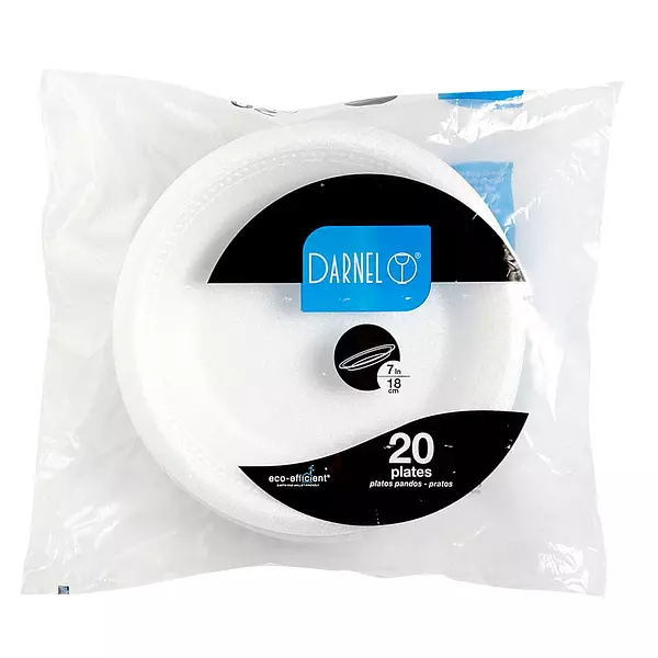 Plato Darnel 18 Cm Blanco x 20 Und