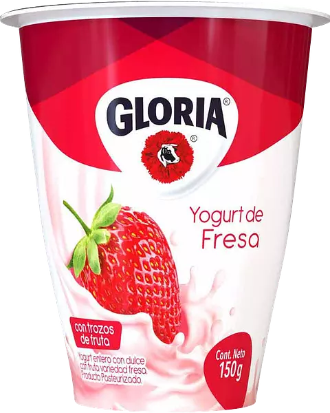 Yogurt Gloria Fresa Vaso 150g