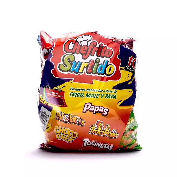 Surtido Sorp Chefrito X10und 267g