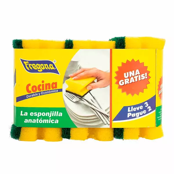 Esponja Cocina 3x2 Fregona