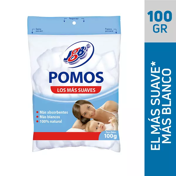 Algodon Pomos Jgb 100gr