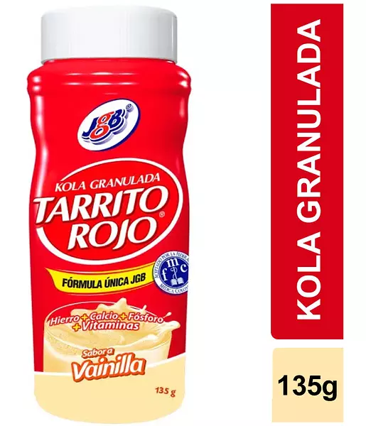 Tarrito Rojo Suplementx135 Vainilla