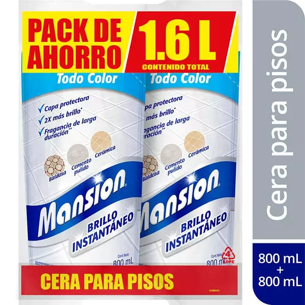 Mansion Brillo Td Color 2x800ml