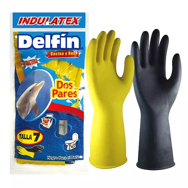 Guante Delfin Cocina Baño T 7.5