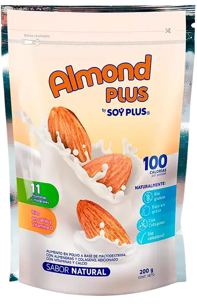 Soy Plus Polvo con Almendras 200g