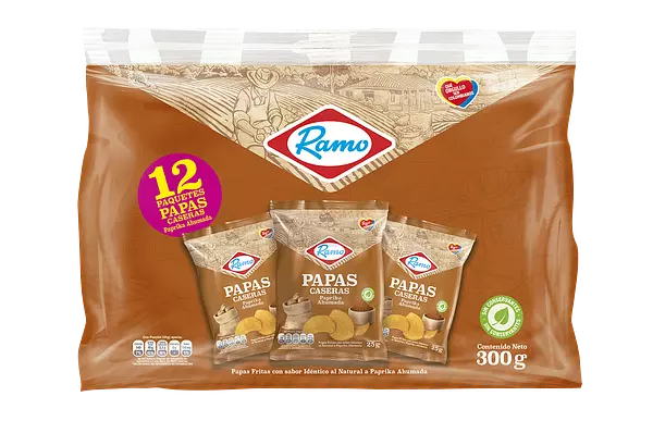 Papas Ramo Paprika X12x25gr