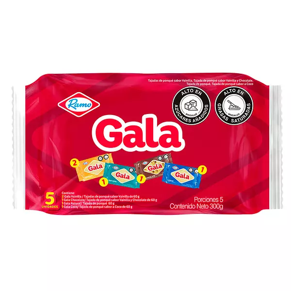 Ponque Gala Taj X5und X300gr