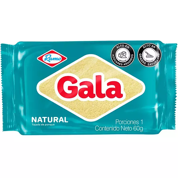 Ponque Taj Gala Natural X60gr