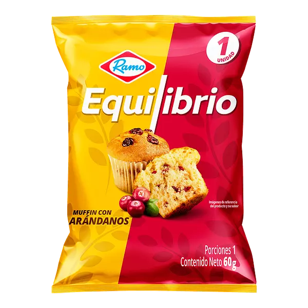 Muffin Equilibrio Arandanos X60gr