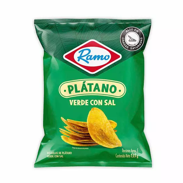 Platano Verde Ramo X135gr