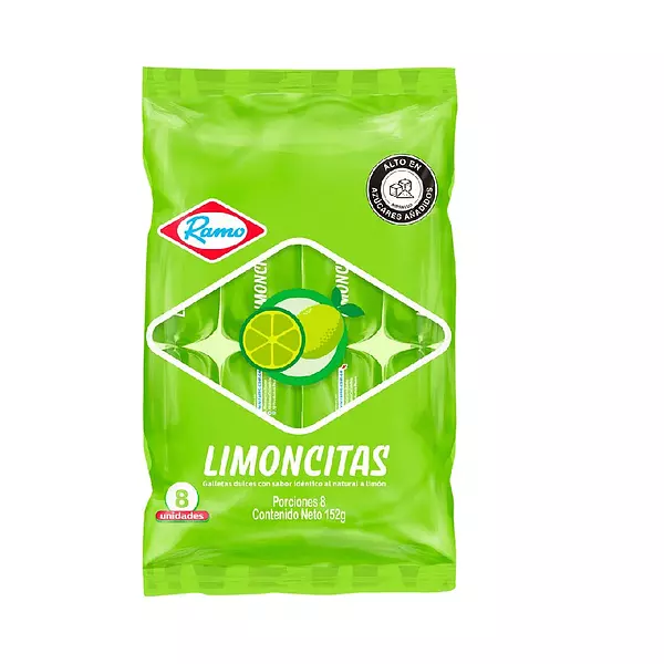 Galletas Popu Ramo Limoncitas X152 Gr