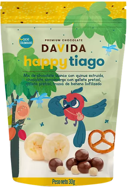 Choclt Davida Happy Tiago 30gr