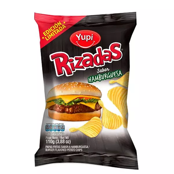 Papa Rizadas Hamburguesa X110gr