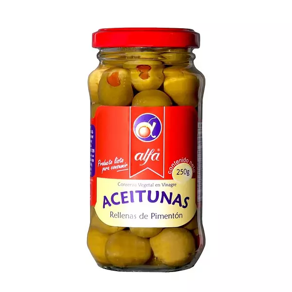 Aceitunas Rellenas X250gr Alfa