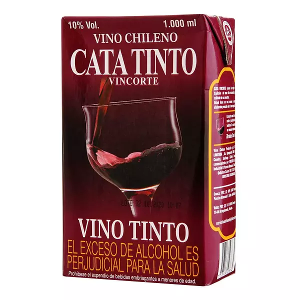 Vino Chileno Cata Vieja Tinto Tetra