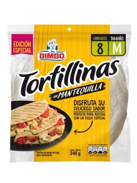 Tortilla Manteq Bimbo X240gr