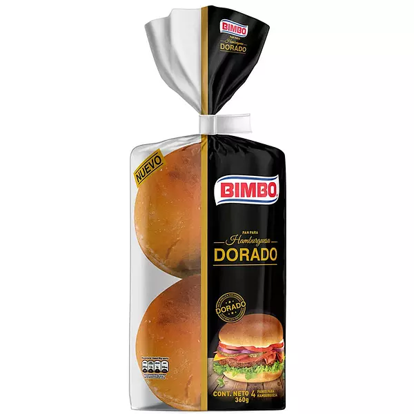 Pan Hamburguesa Dorado Bimbo X360gr